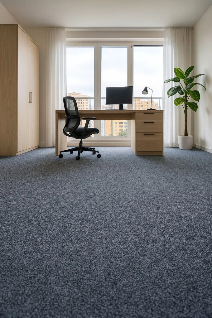 Koberec metráž Extreme 75, na mieru, šíře 4m, šedá, ab (mriežka), chodba / predsieň, Condor Carpets