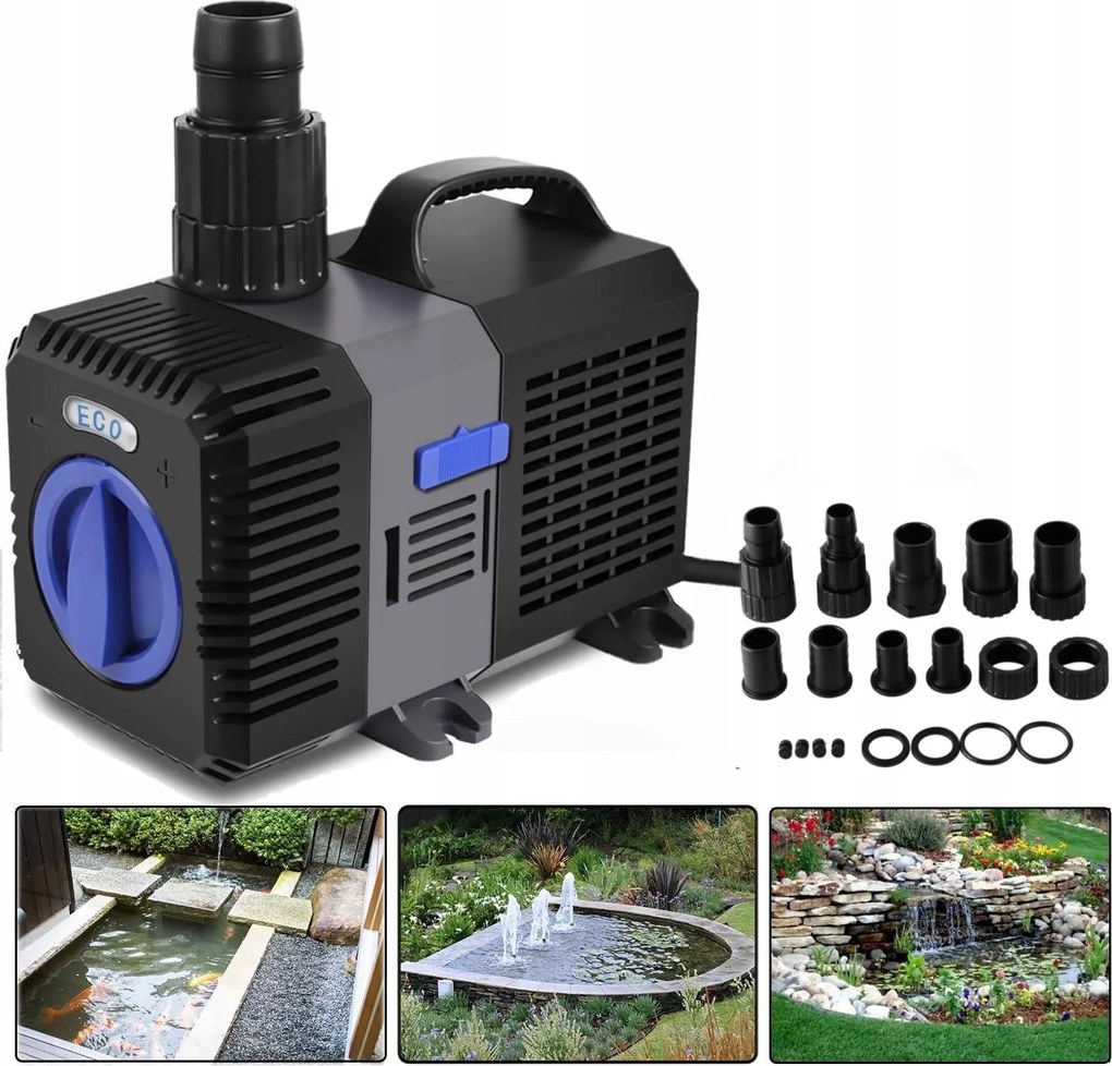 Viacúčelová vodná pumpa Eco Čerpadlo 3600 l/h 20 W 2,8 m