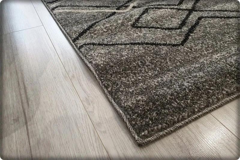 Dekorstudio Moderný koberec RIO vzor 166 sivý Rozmer koberca: 180x260cm