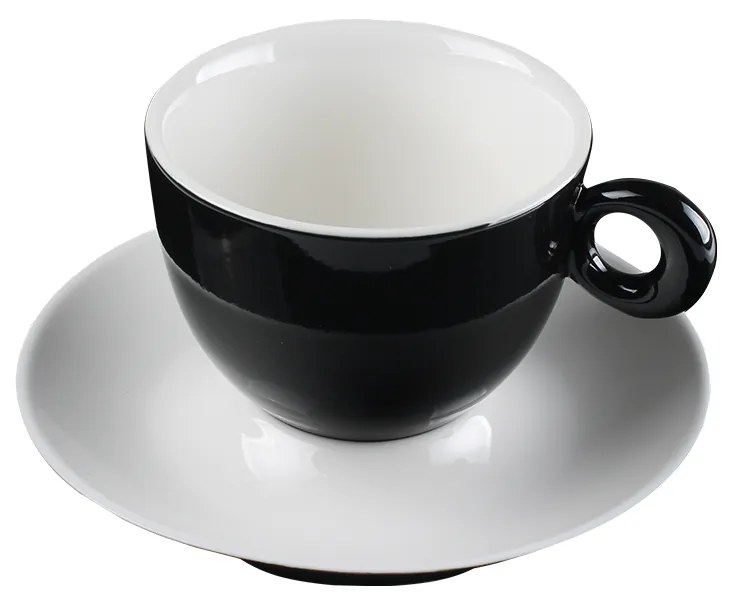 Podšálka na kávu/čaj čierna 15 cm - RGB - 451611