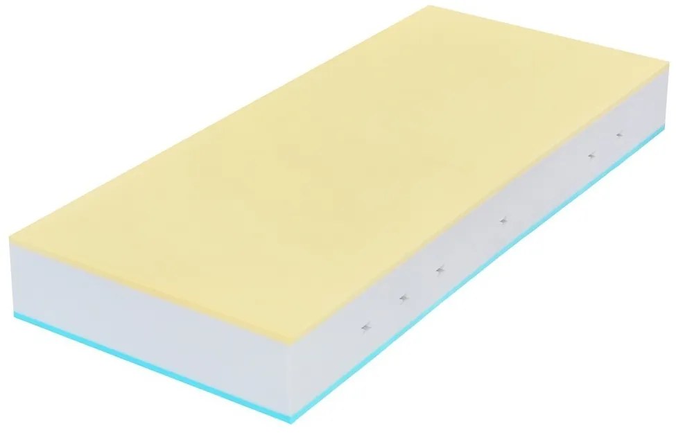 Tropico SWISSLAB BIG BOY VISCO 22 cm - matrac s nosnosťou 180 kg, s lenivou penou 110 x 200 cm, snímateľný poťah