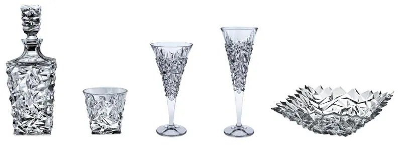 BOHEMIA JIHLAVA GLACIER POHÁR 350 ML SADA 6 KS