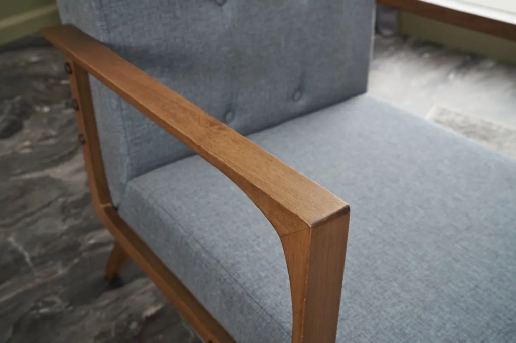 Kreslo Kemer svetlomodré