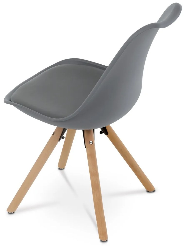 Súprava jedálenských stoličiek CT-762 GREY, 4 ks