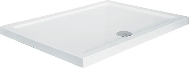 Besco Obdĺžniková sprchová akrylátová vanička ALPINA R 100x80 (120x80, 120x90) SlimLine BESCO-Rozmery: 100x80