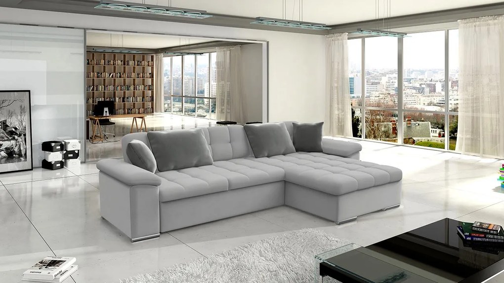 Rohová sedacia súprava Dino Premium, Dostupné poťahy: Piano 17, Strana: ľavá