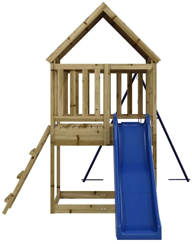 Vonkajšia súprava na hranie impregnovaná borovica