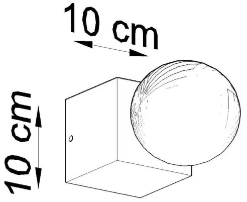 Nástenné svietidlo ABEL 1xE27/60W/230V betón