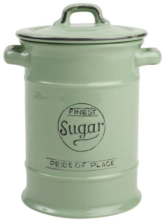 Zelená keramická dóza na cukor T&G Woodware Pride of Place, 1,25 l