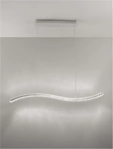 Krištáľový luster Aurelia 100 Chrome