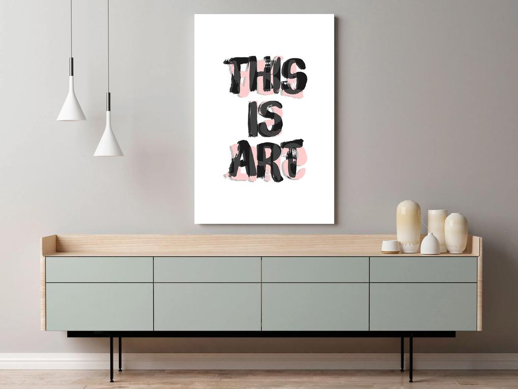 Artgeist Obraz - This Is Art (1 Part) Vertical Veľkosť: 20x30, Verzia: Na talianskom plátne