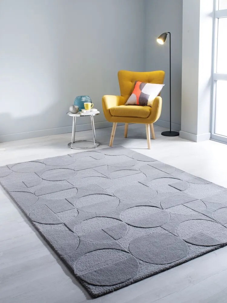 Flair Rugs koberce Kusový koberec Moderno Gigi Grey - 120x170 cm