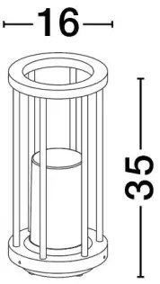 Vonkajšia lampa Elysium 35