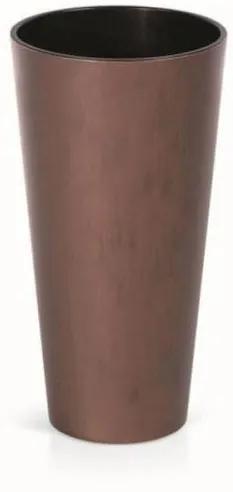 Vysoký kvetináč TUBUS SLIM CORTEN, priemer 40 cm, výška 76,2 cm, medený