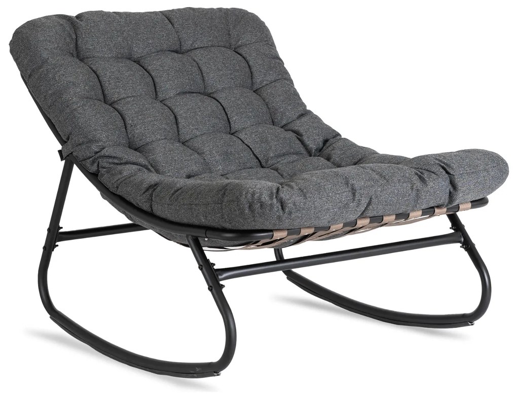 PROXIMA.store - Relaxačné hojdacie kreslo AURORA FARBA: čierna