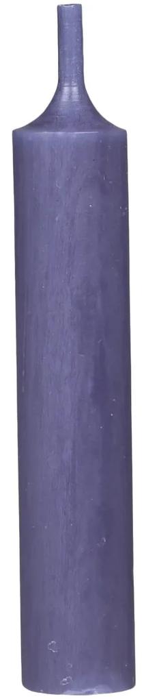 Rustikálna sviečka vo fialovej farbe 11 x 2 cm Chic Antique 36181