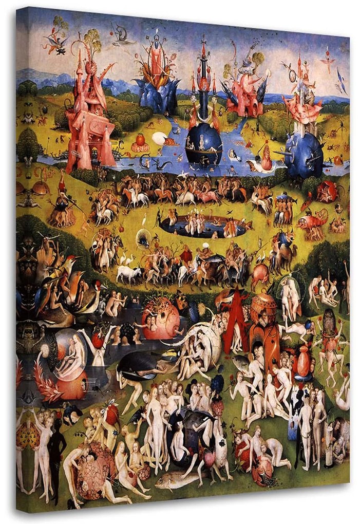 Gario Obraz na plátne Rajská záhrada - Hieronymus Bosch, reprodukcia Rozmery: 80 x 120 cm