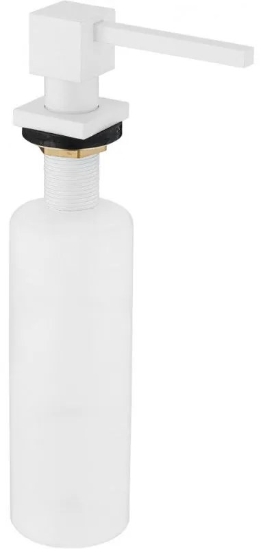 Mexen príslušenstvo, hranatý dávkovač saponátu do kuchynského drezu, biela, 6605320-20