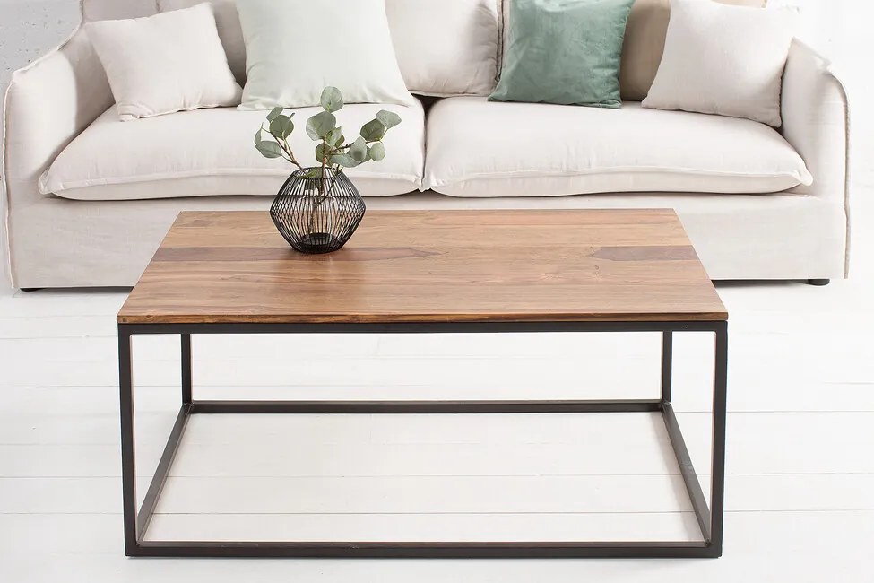 Luxusný konferenčný stolík z masívu Elements Sheesham 100cm