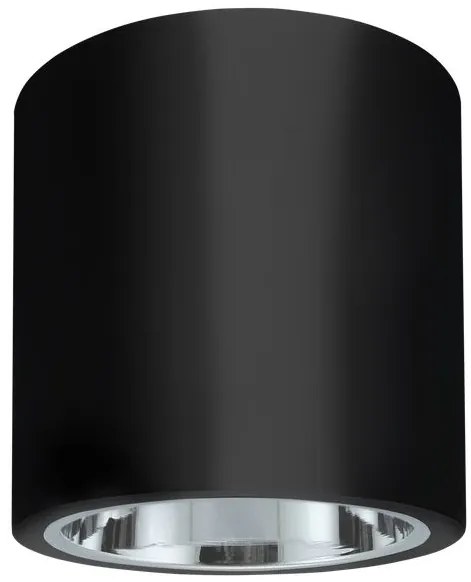 PLX Stropné osvetlenie LEXINGTON, 1xE27, 60W, 16,5 cm, okrúhle, čierne