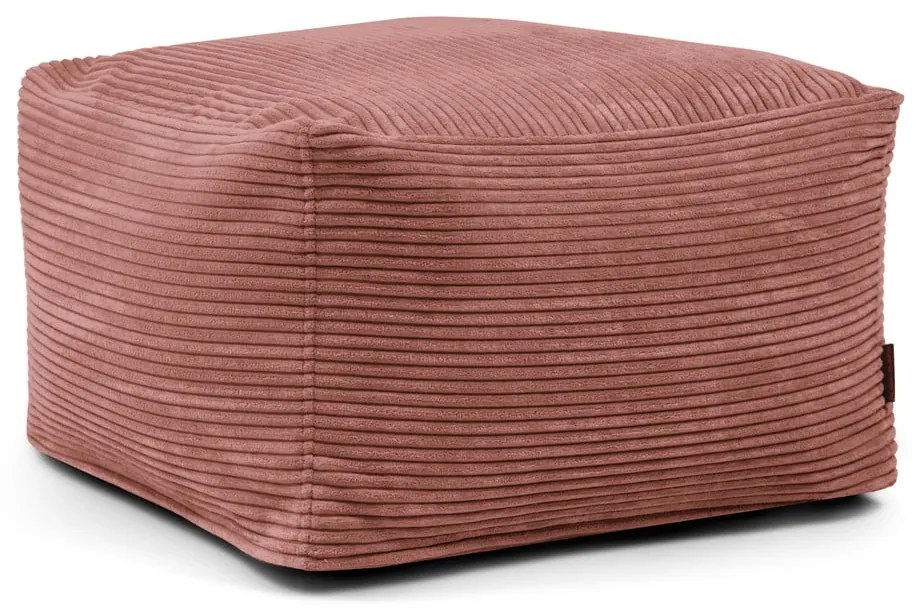 Menčestrový sedací vak v tehlovej farbe Softbox MooG – SLOWDOWN