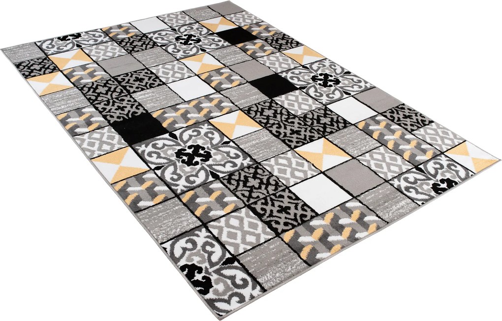 TA Koberec Z906A GRAY MAYA PP EYM Sivý Obdĺžnikový Rozmer: 200x200 cm