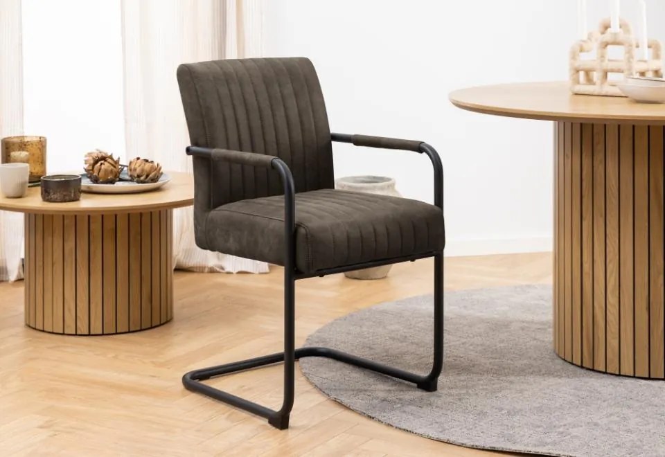 Jídelní křeslo Adele antracitově šedá