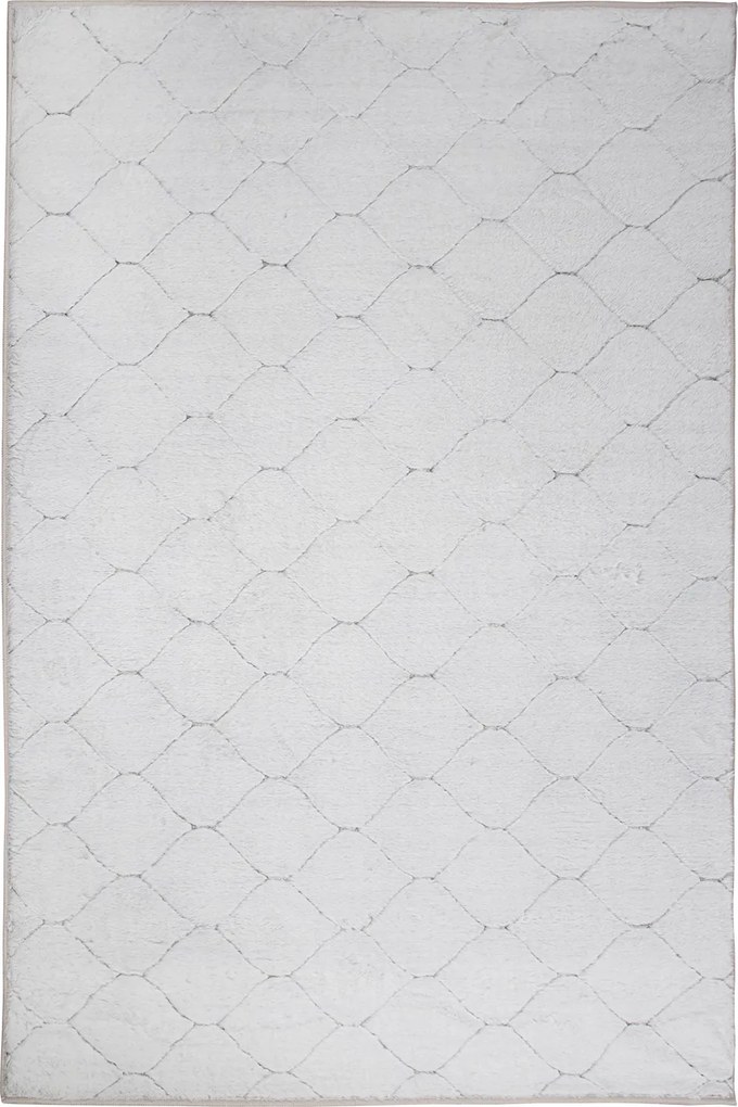 Koberec Rabbit 3D Carving COFFE/WHITE 1 rozmery koberec: 80x140 cm