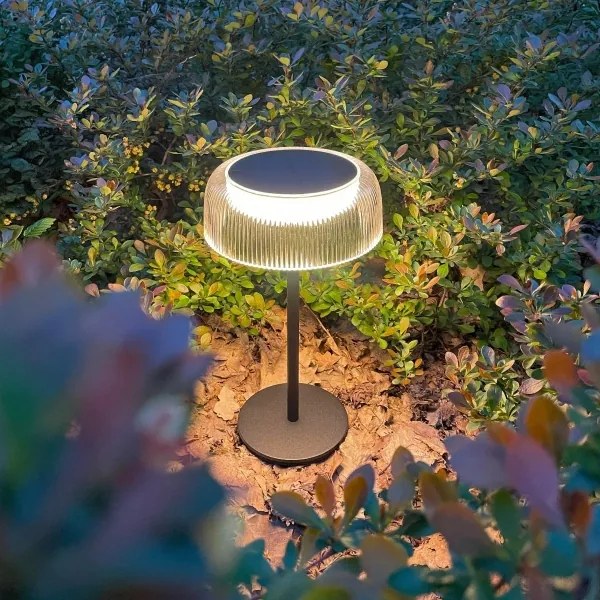 Zuma Line DT33111-LED Stm. solárna nab. lampa BLUET LED/2,5W/2000 mAh IP44 čierna