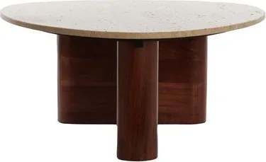 Hnedý konferenčný stolík 72x90 cm Mahelona – Light &amp; Living