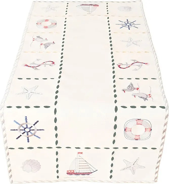 Obrus Námornícke symboly 40 × 90 cm