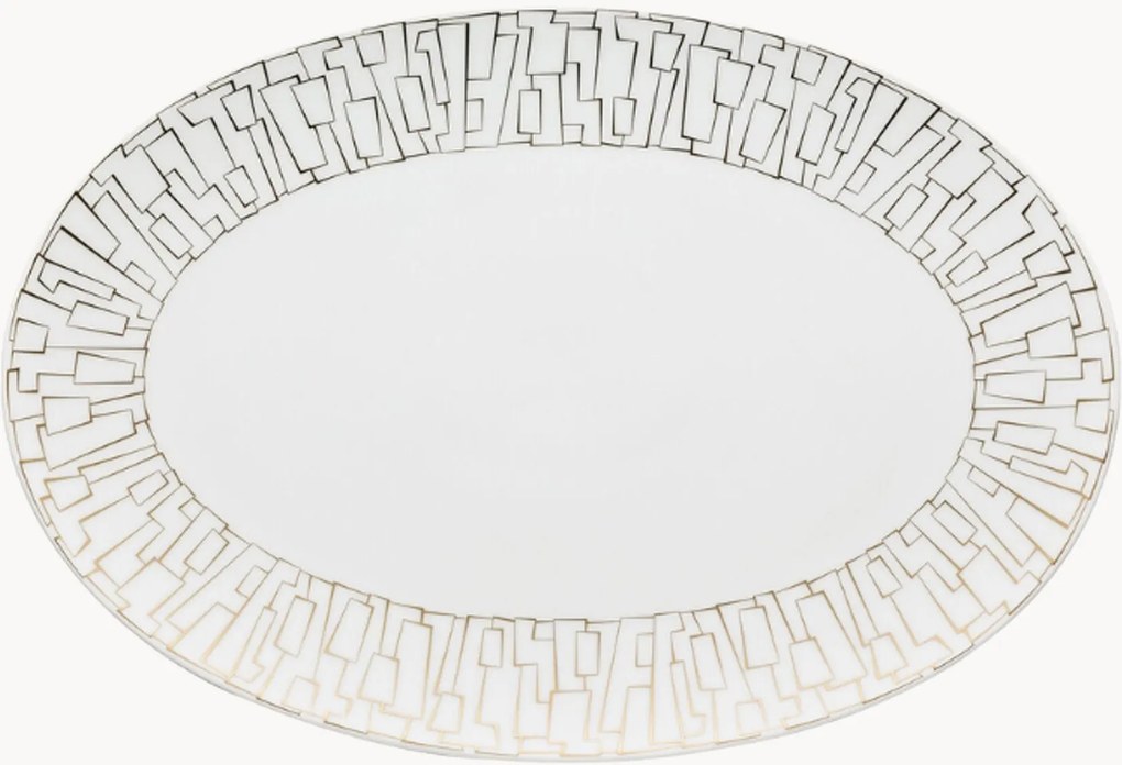 Porcelánový oválny servírovací tanier TAC