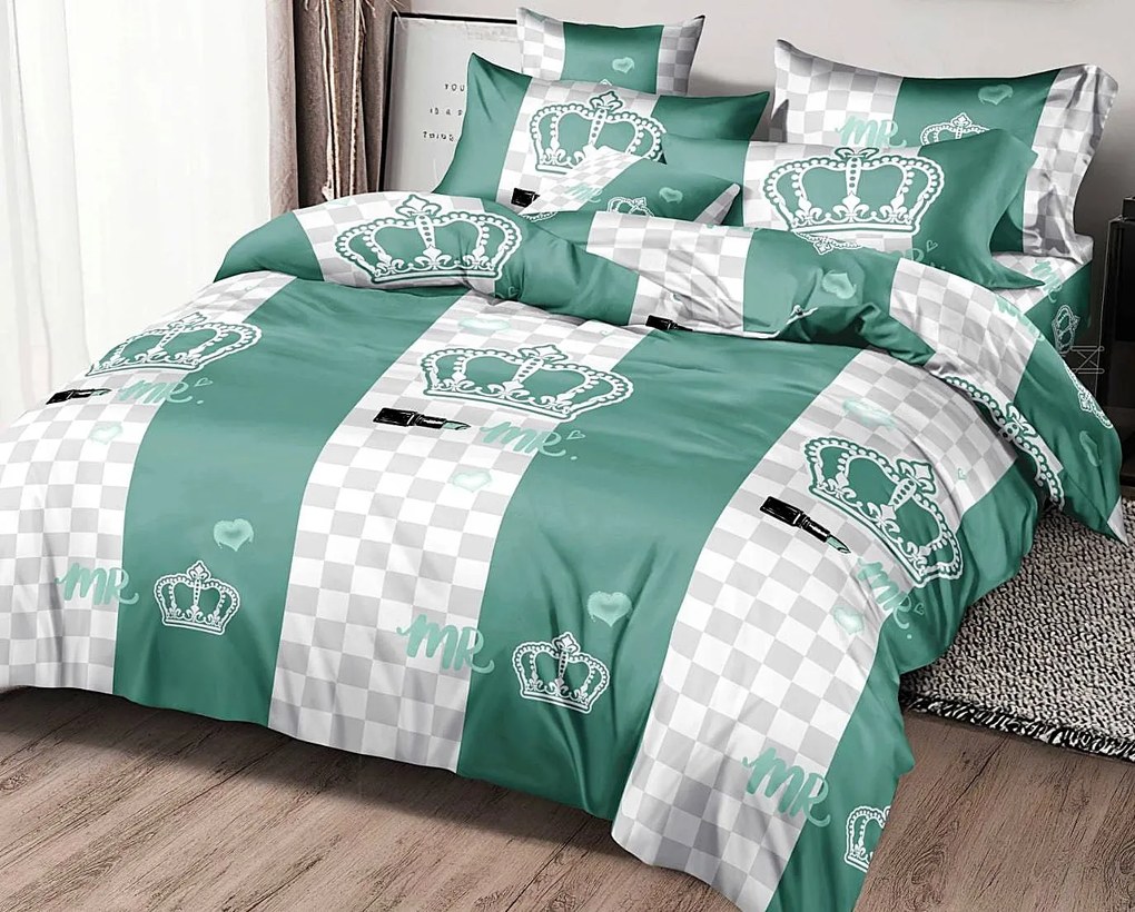 Obliečky MR.zelená Bavlna 7-dielna súprava