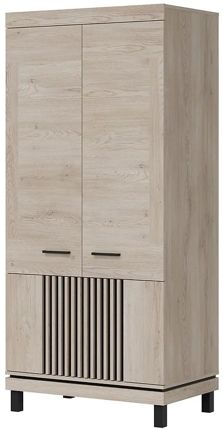 Skriňa Mati Mi10 Dub Cremona/čierna