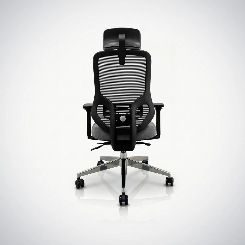 Ergonomická kancelárska stolička so sieťovinou tmavosivá AXIS