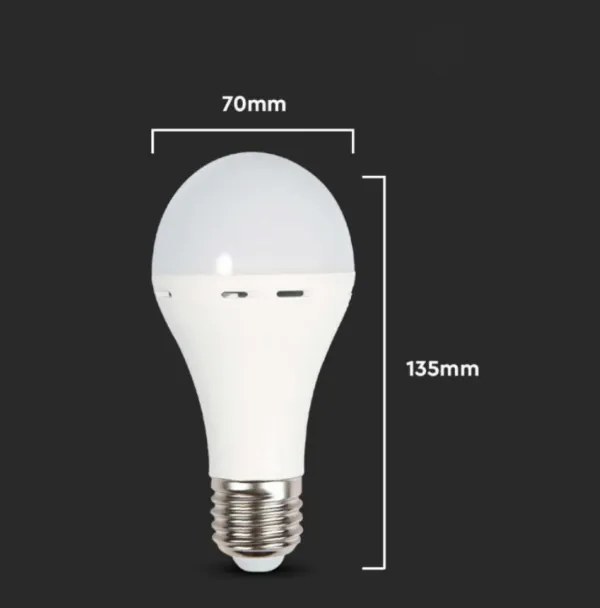 LED úsporná žiarovka 12W