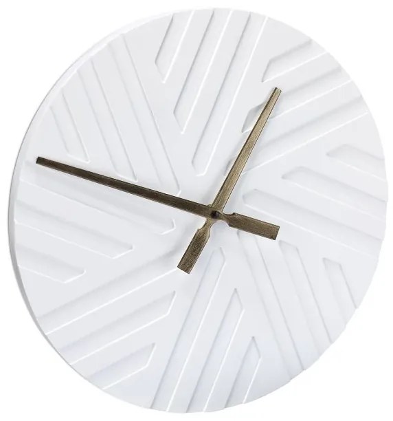 Moderné nástenné hodiny biele, RD34563 40cm