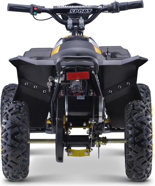 Ramiz Štvorkolka na batérie HIPERFECT žltá 35km/h + 1000W motor + Nafukovacie kolesá + Nastavenie sedadla