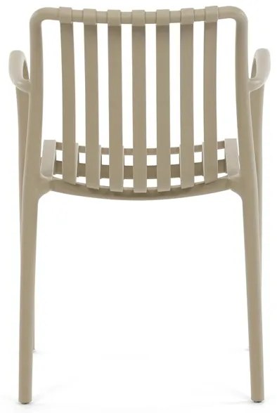 Autronic BONTEC Jedálenská stolička, hnedá, plast, CT-X7029 CAP Farba: Béžová