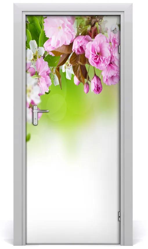 Fototapeta samolepiace jarné kvety 75x205 cm