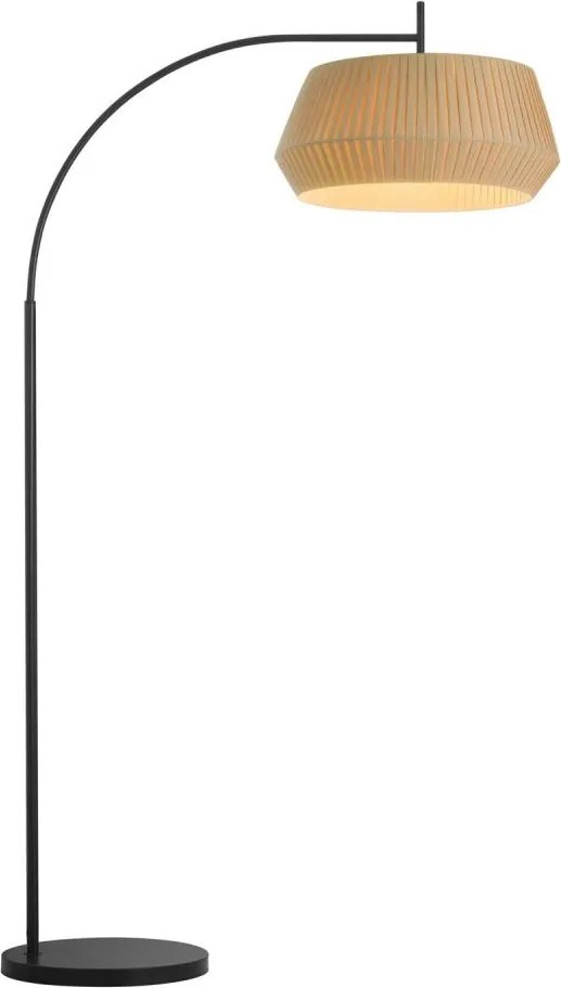 Nordlux - Stojacia lampa DICTE 1xE27/60W/230V čierna/béžová