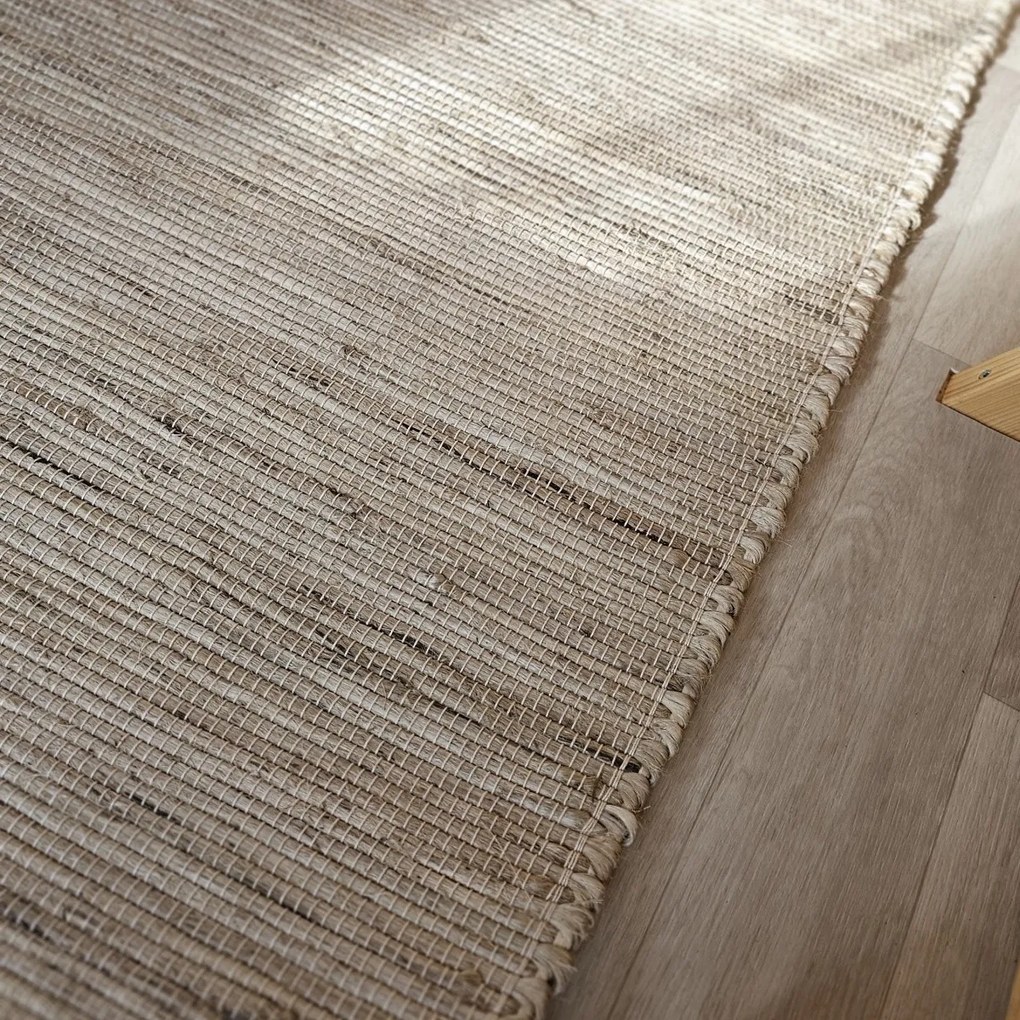 Hanse Home, Koberec behúň Handloom 105962 Dhaka Grey Brown, 80x200, béžová, chodba / predsieň