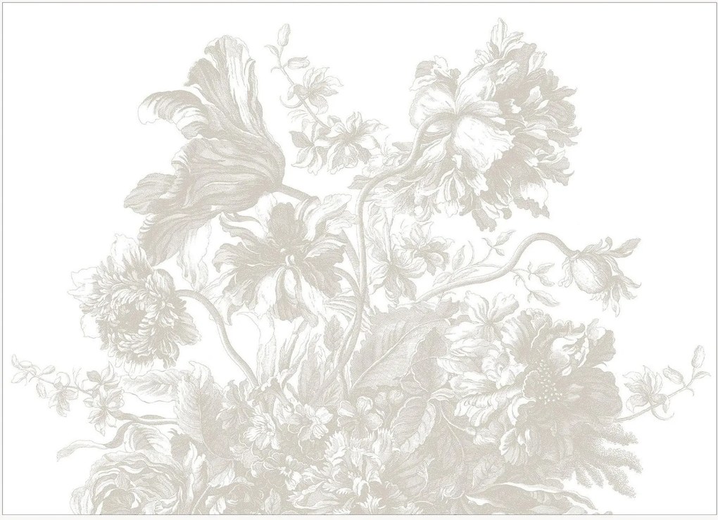 Vliesová tapeta Frans Uyterlinde - Engraved Flowers