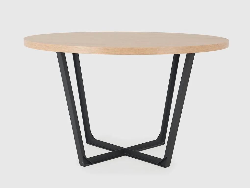 Jedálenský stôl MAPLE BASIC - Priemer: 90cm,RAL9005-Čierna