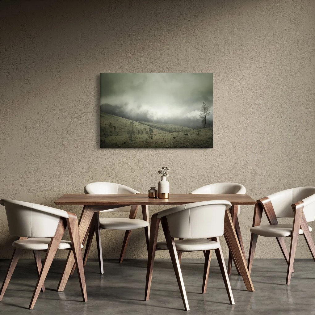 Obraz krajiny pred búrku (90x60 cm)