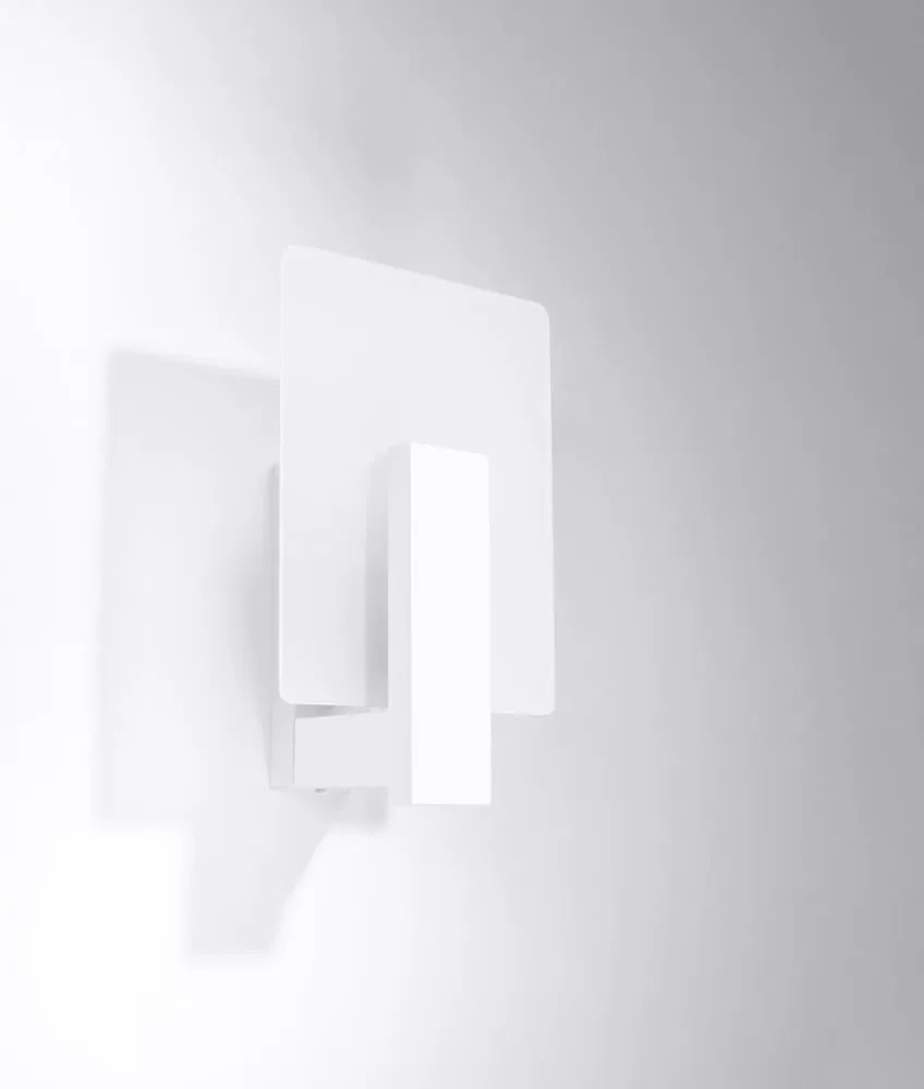 Biele nástenné svietidlo Parola – Sollux