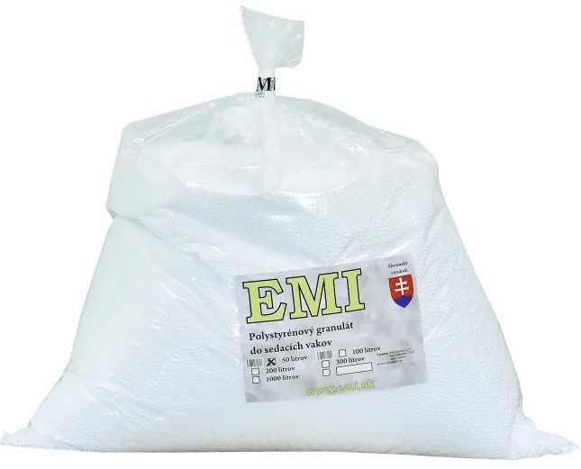 Náplň do sedacích vakov 50 l Delux EMI