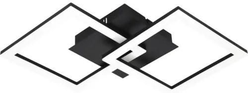 LED stropné svietidlo Eglo Crosslink 21,5 W 2500lm 3000-6500K čierne - kompatibilné so SMART HOME by hornbach