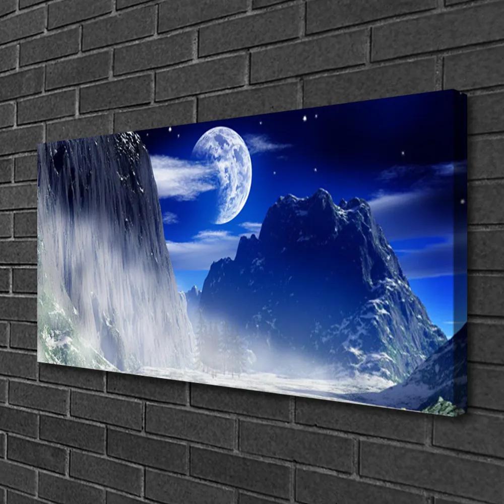 Obraz na plátne Hory noc príroda 120x60 cm