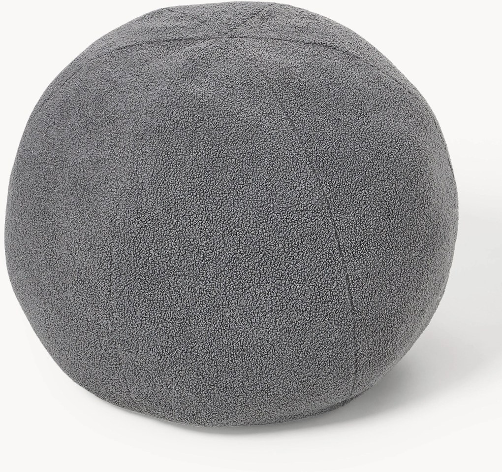 Westwing Crosby Studios, Okrúhly buklé dekoračný vankúš Celeste, Ø 70 cm